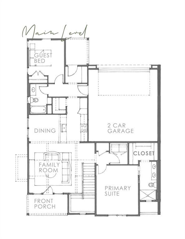 Listing Photo: one story main level image of floorplan